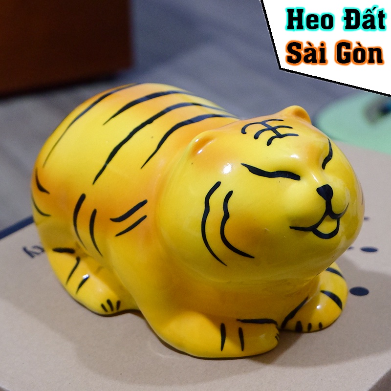 ống heo tiết kiệm hình con hổ sứ