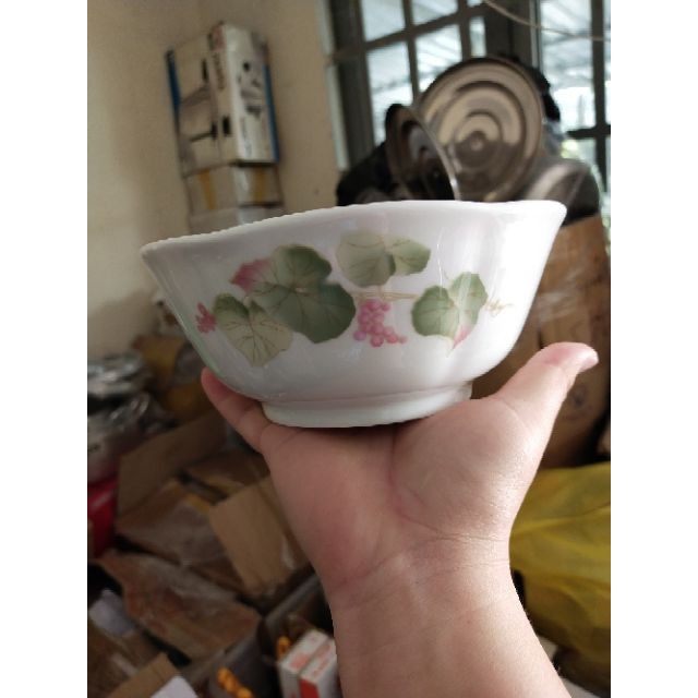 Tô sứ _ dĩa sứ Chuan Kuo CK01 (hoa nho xanh)