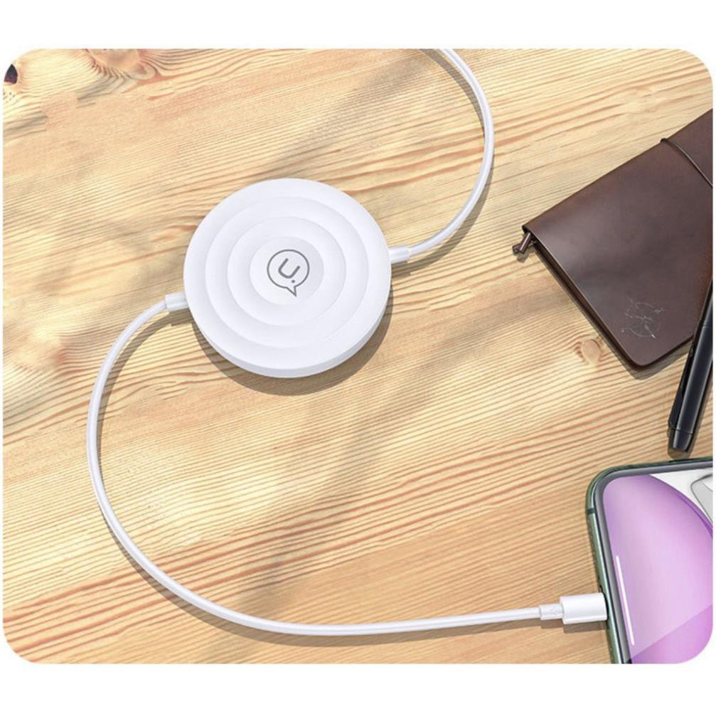 Đế sạc không dây 3in1 cho Iphone/Apple Watch/ Airpods tích hợp cáp sạc Lightning USAMS - Home and Garden