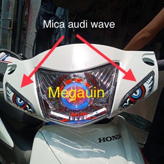 Mica mắt cú audi Wave 2007-2019 và Exciter 150 (giá 1 cặp)