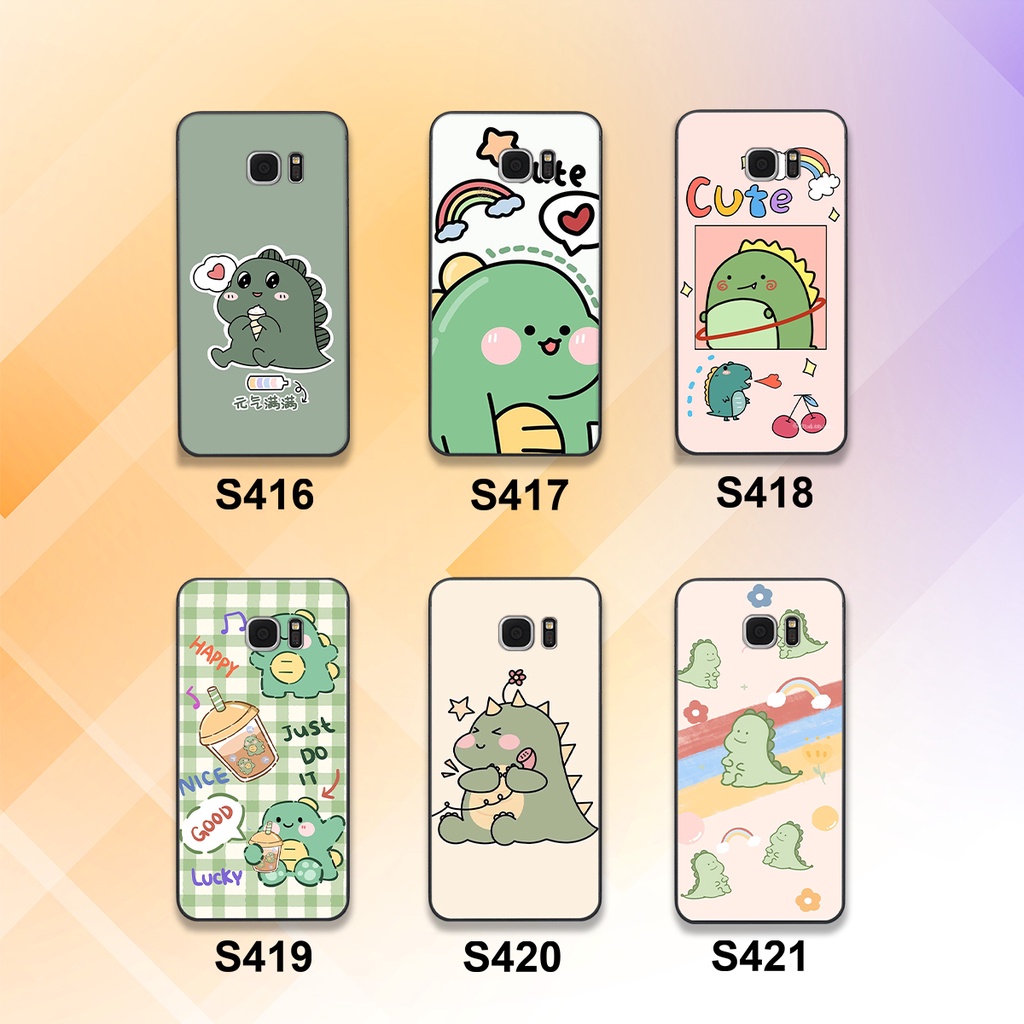 Ốp lưng Samsung Galaxy S7 - S7 EDGE in hình khủng long cute