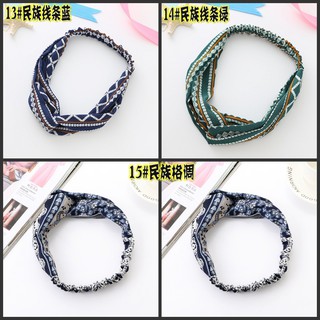 Băng Đô Nữ Cá Tính Nhiều Mẫu Vải Cực Mềm, Phụ Kiện Tóc Phong Cách Hàn Quốc