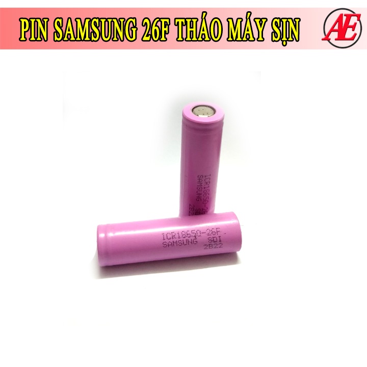 Pin Samsung 26F 18650 Dã máy Sịn