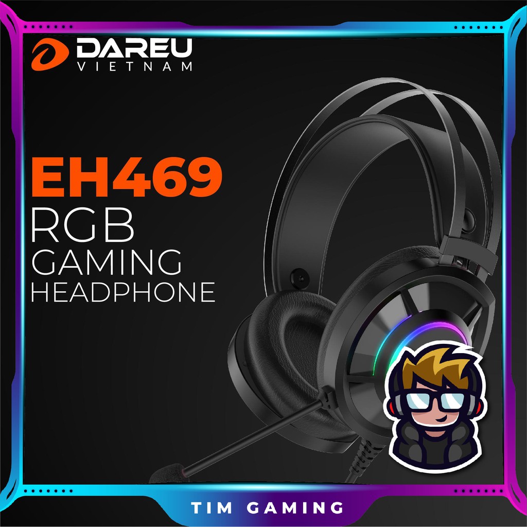 Tai nghe Gaming DareU EH469 | Hàng chính hãng bảo hành 24 tháng lỗi 1 đổi 1