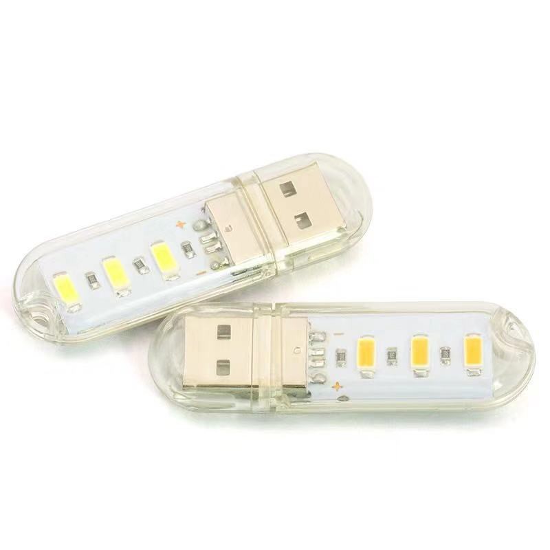 Thanh đèn LED mini gồm 3bóng/8bóng cổng cắm USB thích hợp để bàn học 6500k/3000k tiết kiệm điện capdabo