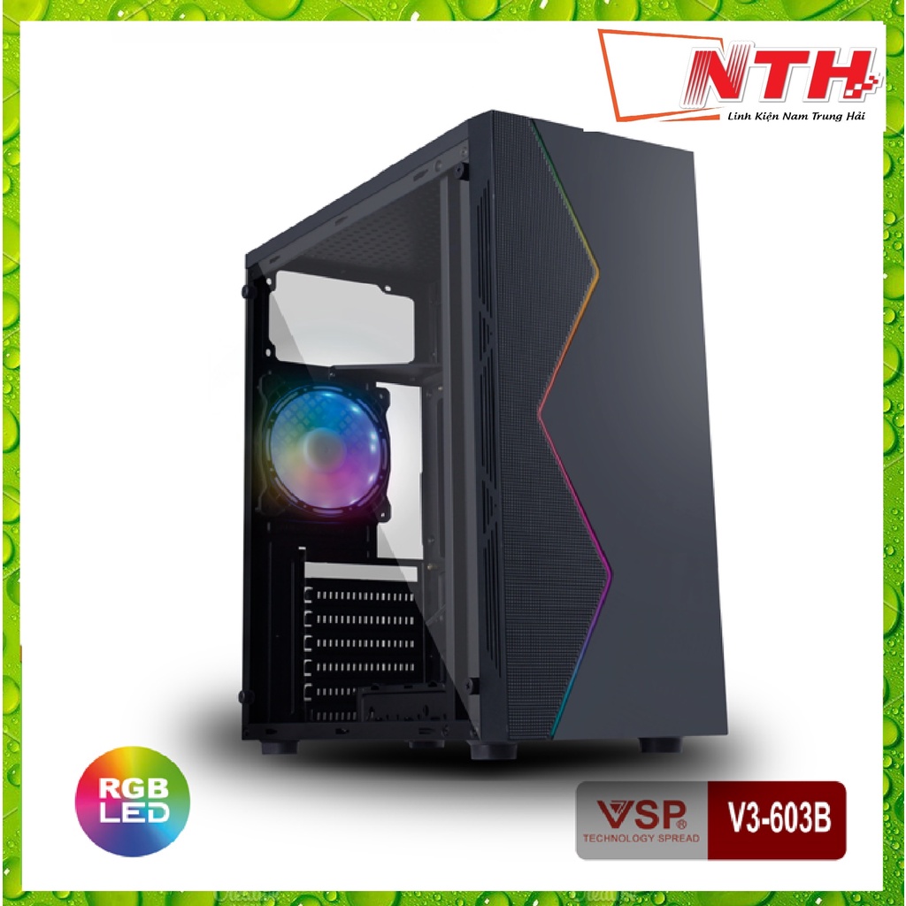 Vỏ Case Máy Tính VSP V3-603B Đen