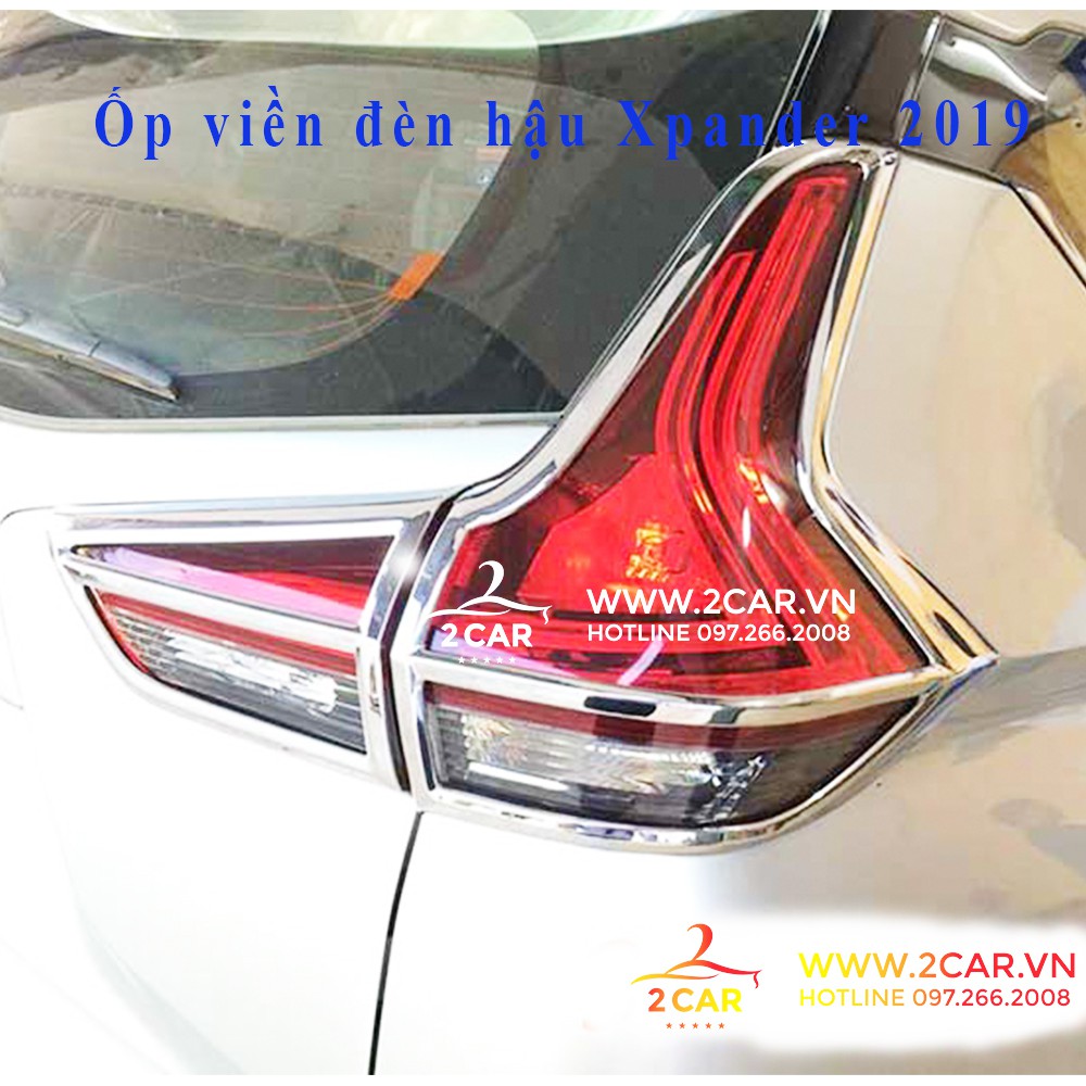 Ốp viền đèn Pha, hậu xe Mitsubishi Xpander 2018- 2021 mạ crom cao cấp