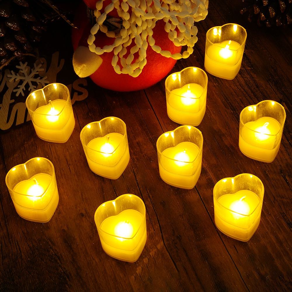 Đèn LED Hình Trái Tim Sáng Tạo Trang Trí Nhà Cửa Lãng Mạn