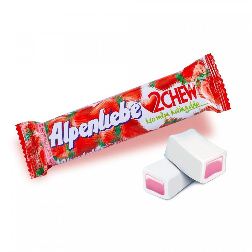 Kẹo Alpenliebe Dẻo Mềm 2Chew Hương Dâu