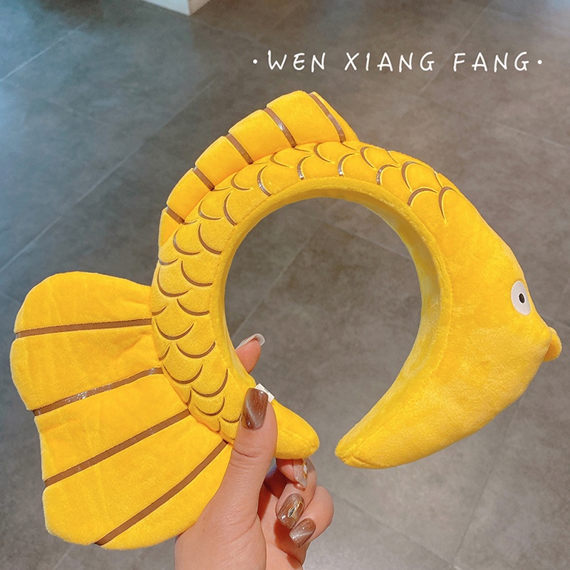 Băng Đô Cài Tóc Hình Cá Chép Dễ Thương Cho Bé Gái