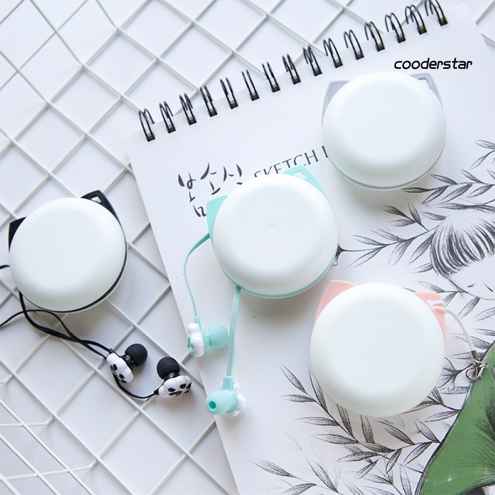 Tai nghe nhét tai jack 3.5mm hình chân mèo dễ thương