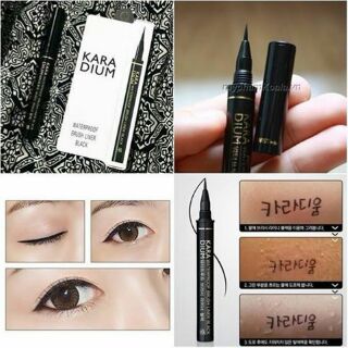 BÚT DẠ KẺ MẮT Karadium Waterproof Black
