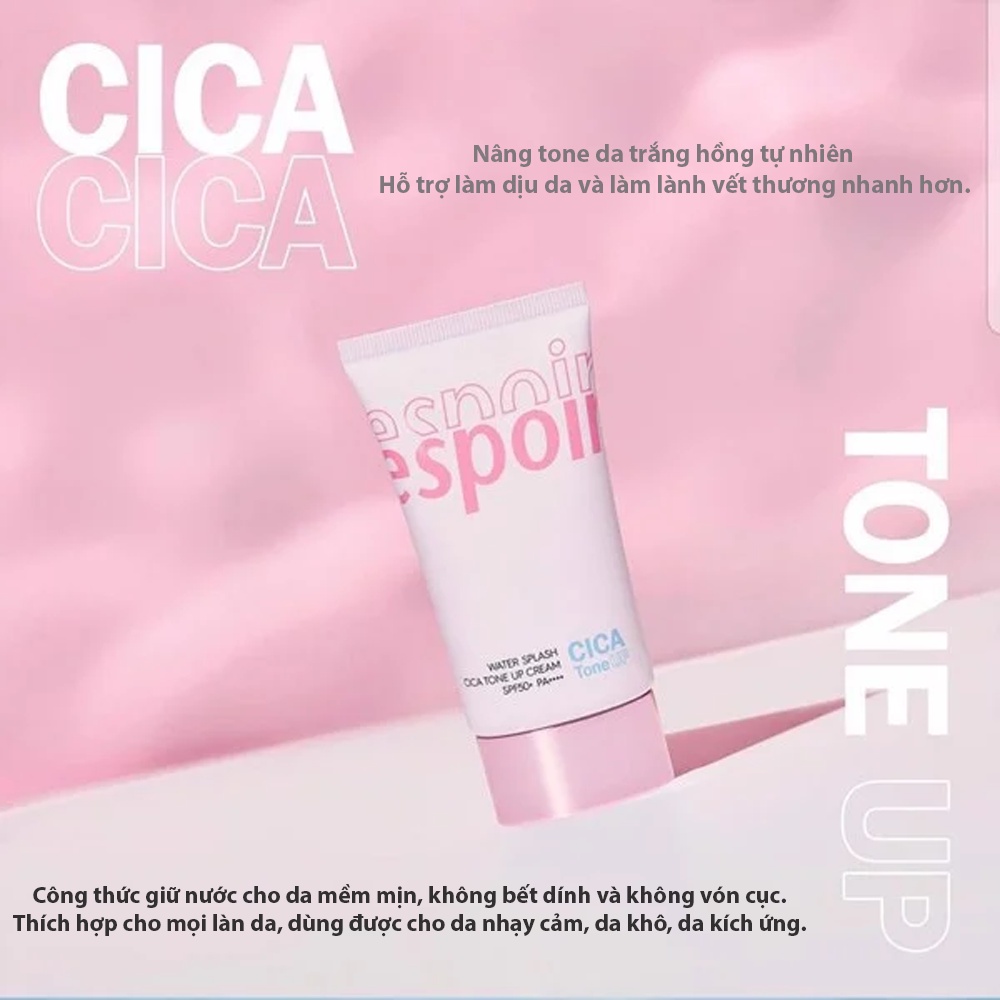 Kem chống nắng Espoir water splash sun cream kiềm dầu nâng tone siêu mướt mịn da