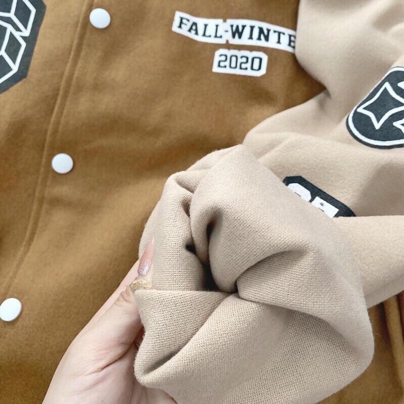 Áo Khoác Kaki Nam Nữ Unisex - Áo Jacket Bombers Vải Nhung Siêu Hot | BigBuy360 - bigbuy360.vn