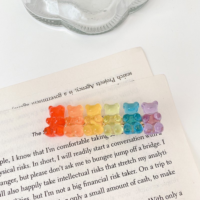 Kep tóc mái hoạt hình bấu mini dễ thương TÍM STORE phụ kiện thời trang