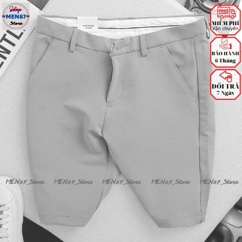Quần short nam , quần short tây âu nam . Chất liệu mềm mịn, co giãn, kiểu dáng trẻ trung bao đẹp-Men87_store