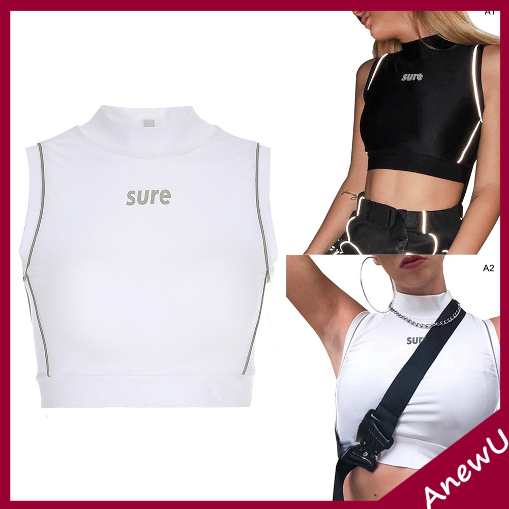 Áo ba lỗ croptop màu trơn thời trang mùa hè cho phái nữ