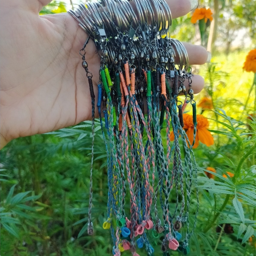 Xích chân chim khuyên, mào, chòe, mi, cu gáy, khướu,... bằng du siêu bền có chống xoắn