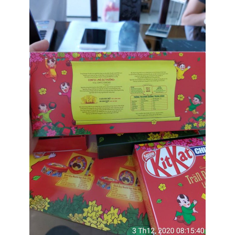 Kitkat Socola 6 thanh  ( hộp quà tết)