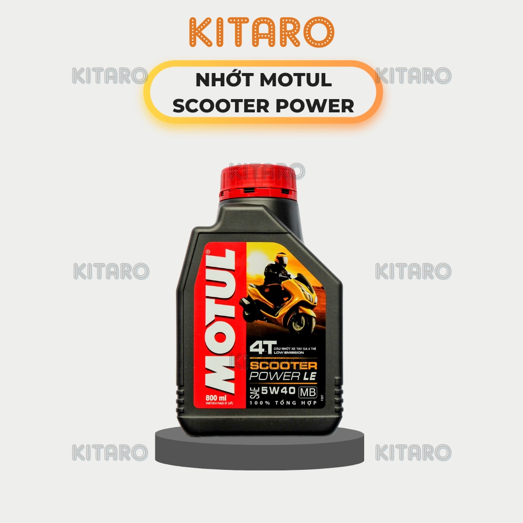 Nhớt tổng hợp 100% xe tay ga MOTUL SCOOTER POWER LE 5W40