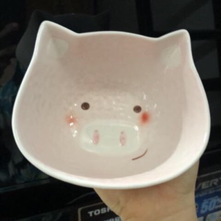 Chén bát dĩa sứ ăn dặm cho bé màu hồng