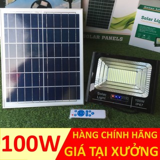 Đèn nlmt đèn năng lượng mặt trời chống nước ip67 công suất 100w