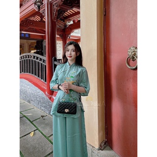 SET LỤA XINH XẮN ĐI CHÙA L14