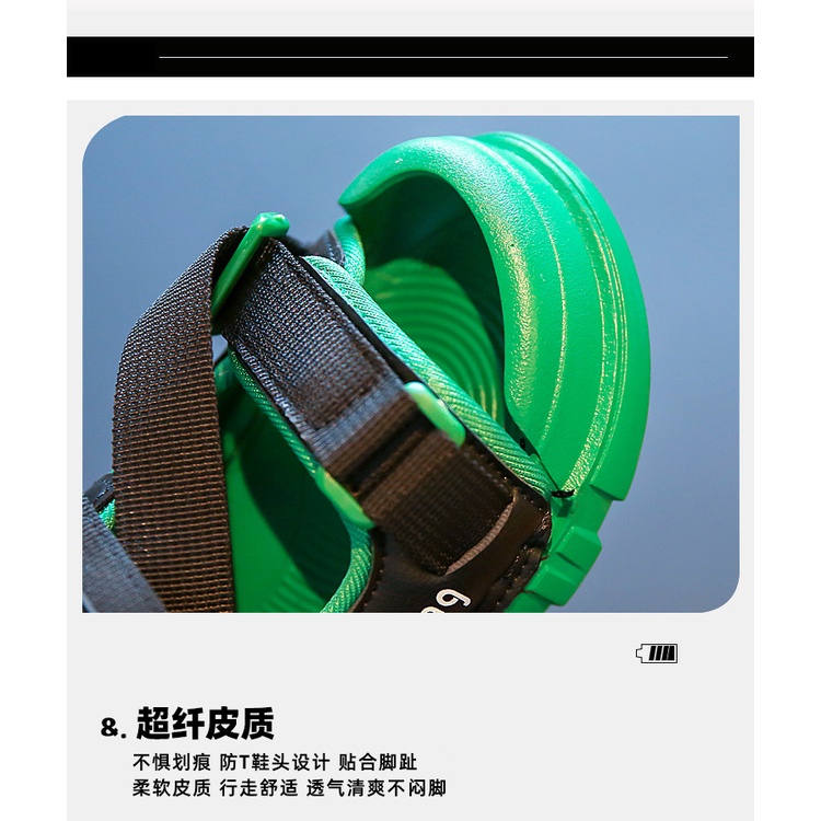 Giày Sandal Thể Thao Đế Mềm Thời Trang Mùa Hè Dành Cho Bé Trai Gái