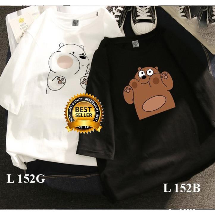 SALE- 🔥HOT🔥 Áo thun đôi Gấu cực kute - Giá 1 áo