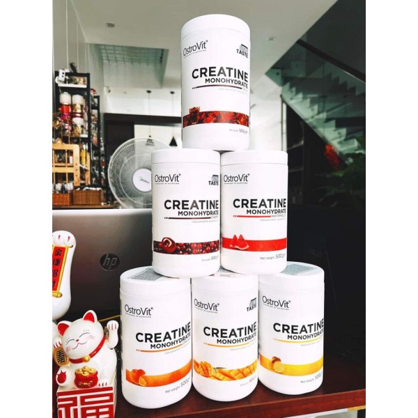 Ostrovit Creatine Monohydrate Tăng cơ tăng sức mạnh nhiều mùi vị 100 serving