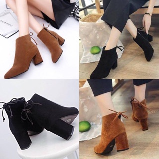 Boot thắt nơ xinh xắn
