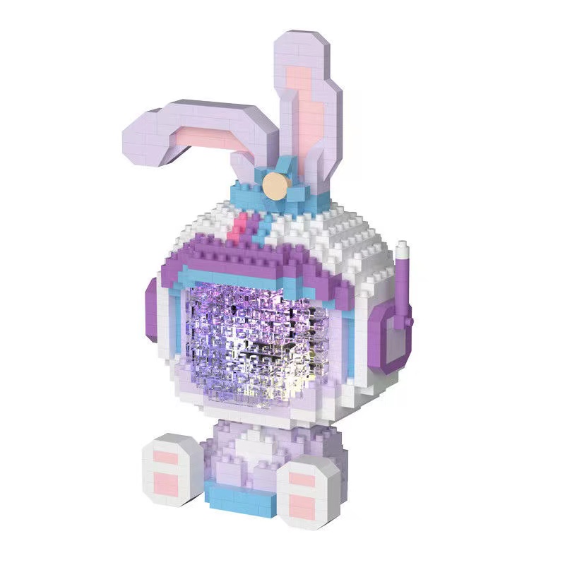 Mô hình nhân vật lắp ghép Lina Belle/ Star Dailu phi hành gia hoạt hình màu sắc dạ quang xinh xắn dành cho trẻ em