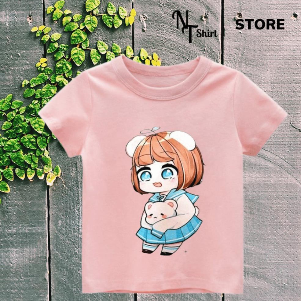 Áo thun bé trai và bé gái, Áo phông trẻ em in hình Hero Team, Áo cotton xịn mặc mát thoải mái hình chất lượng NTshirt 02
