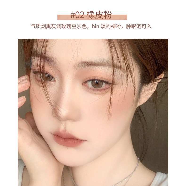 Phấn mắt tích hợp má hồng tông nude lì mịn siêu thời trang