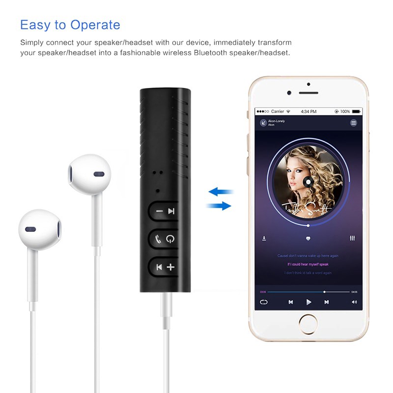 Set thiết bị nhận âm thanh kết nối bluetooth 4.1 AUX giắc cắm 3.5 mm- 16th