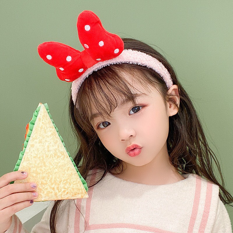 Bờm tóc thời trang cho bé Nyny Baby phong cách Hàn Quốc kèm nơ nhiều màu dễ thương