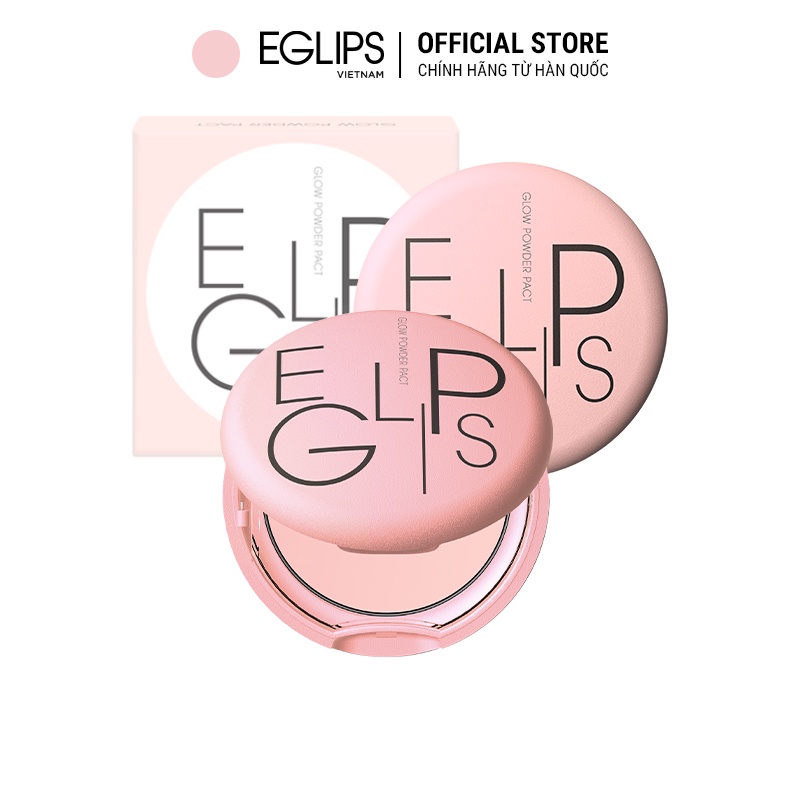 Phấn phủ dạng nén Eglips Glow Powder Pact 8g