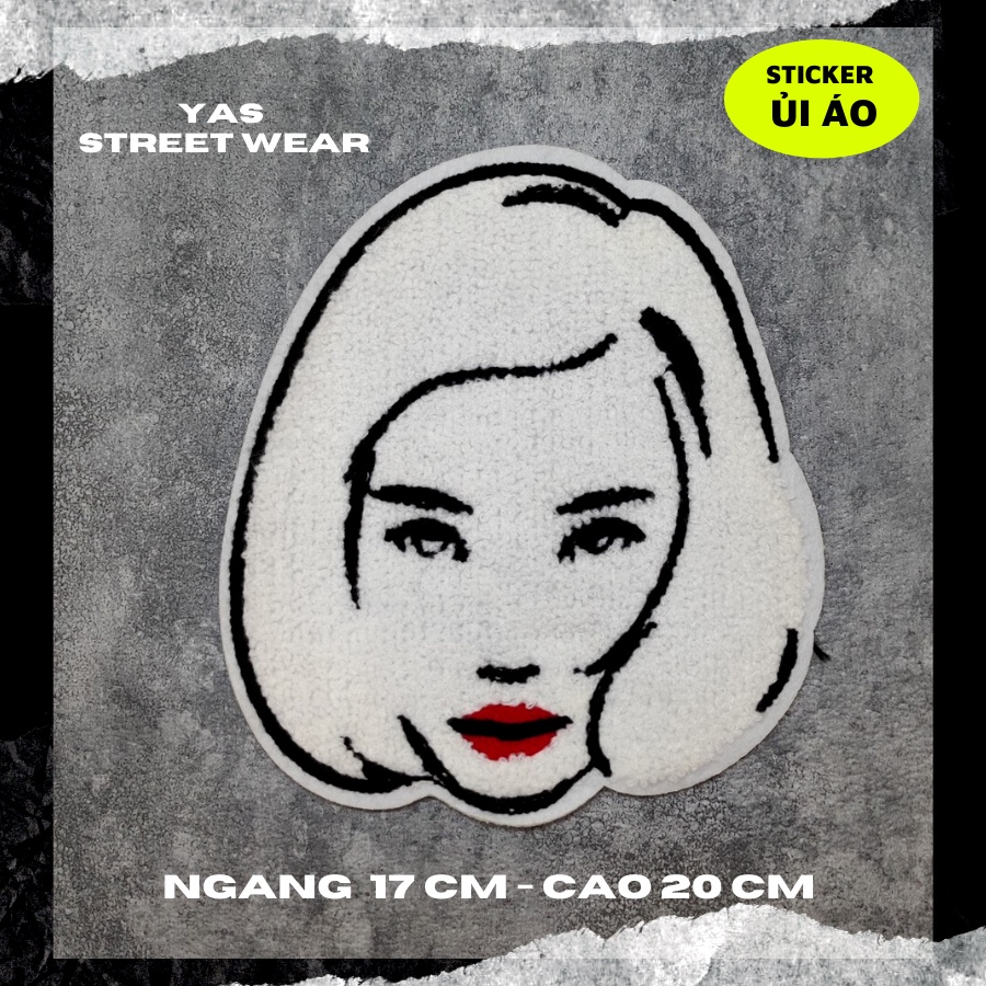 Sticker ủi áo cao cấp, miếng dán quần áo dùng làm Patch ủi, miếng vá quần áo, vá áo phao, trang trí BALO