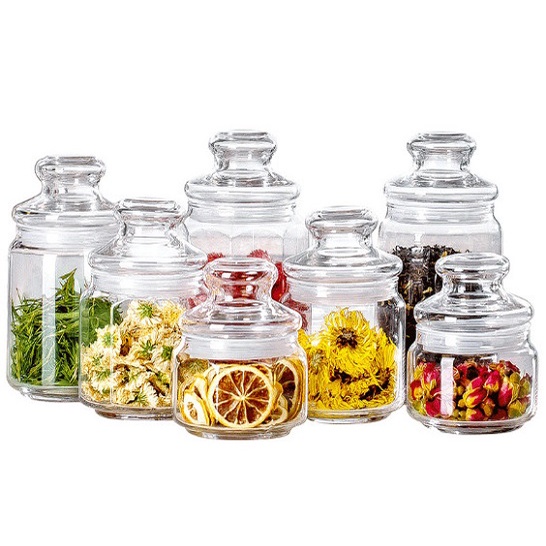 Hũ Thủy Tinh Ocean Pop Jar Glass Lid | Hũ Nắp Thủy Tinh