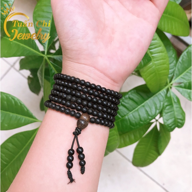 Vòng Tay Trầm Hương  Chuỗi Tràng 108 Và 216 Hạt Phong Thủy Cao Cấp, Tặng Kèm Hộp Gấm Sang Trọng