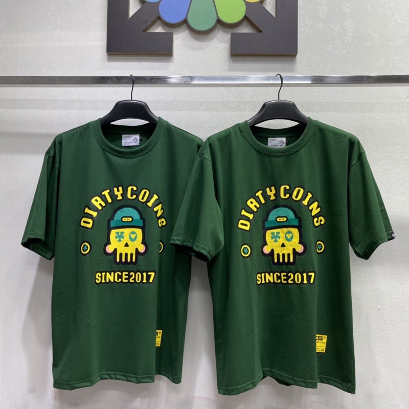 Áo thun Bob T-shirt Dirtycoins - Dark Green Full tag Nam nữ Kun Shop | BigBuy360 - bigbuy360.vn