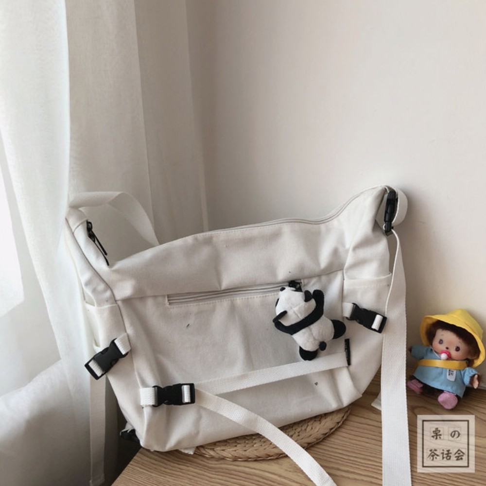 Túi đeo chéo canvas , vải bố ulzzang xinh đẹp đi học, đi chơi | BigBuy360 - bigbuy360.vn