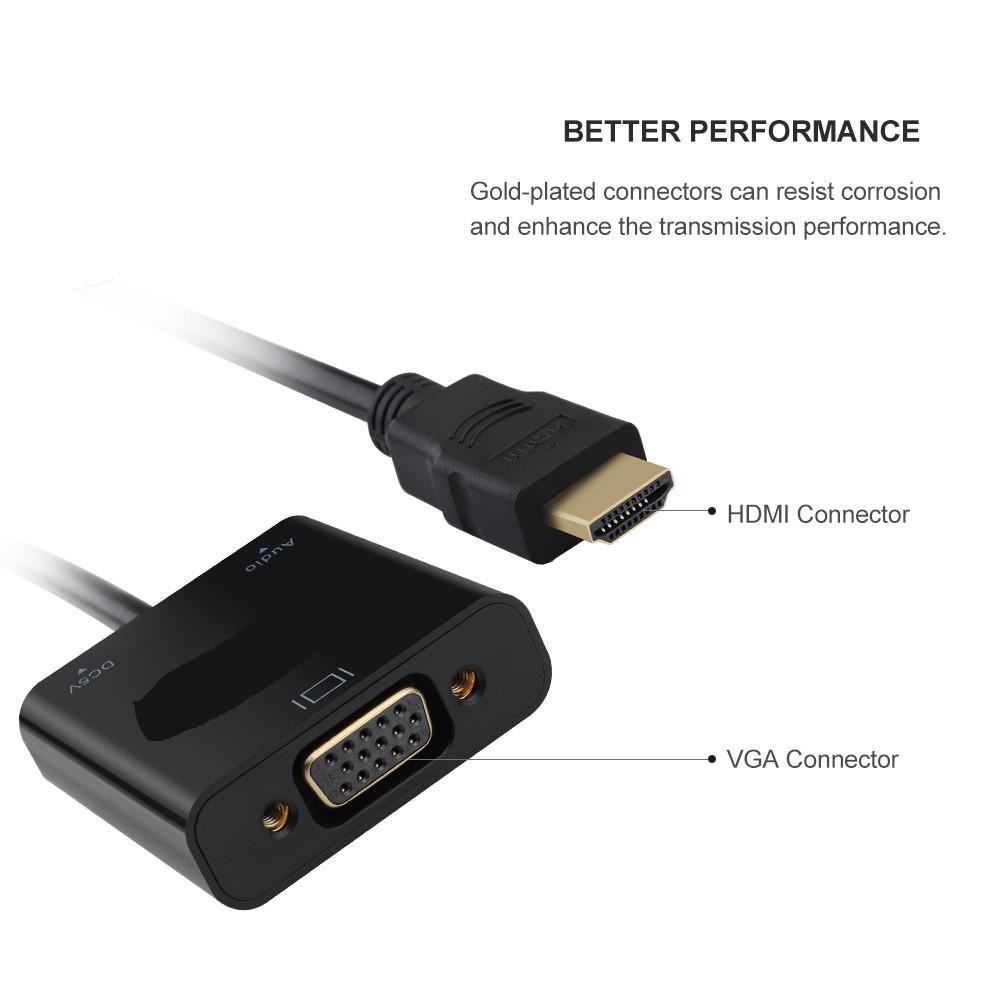 Cáp chuyển đổi HDMI sang VGA HDMI To VGA Adapter (giao màu ngẫu nhiên) 1000001112