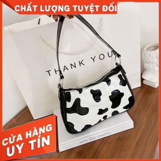 hoạ tiết bò sữa Bằng Da Thời Trang Sang Trọng