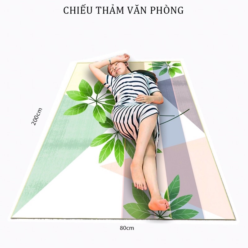 Tấm trải thảm nằm văn phòng kích thước nhỏ 80x2m