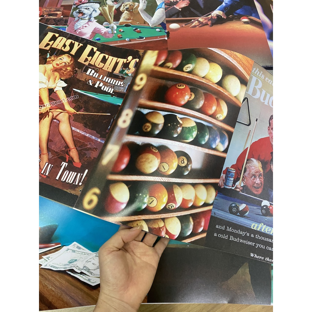 Tranh decal decor poster hình dán tường vintage trang trí phòng ngủ áp phích dán tường quầy bar POP.ART Bia 1018