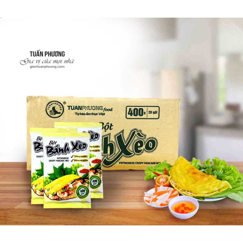 Bột Bánh Xèo Tuấn Phương 400g ( Gói )