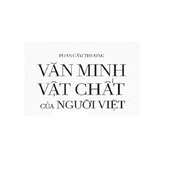 Sách - Văn minh vật chất của người việt