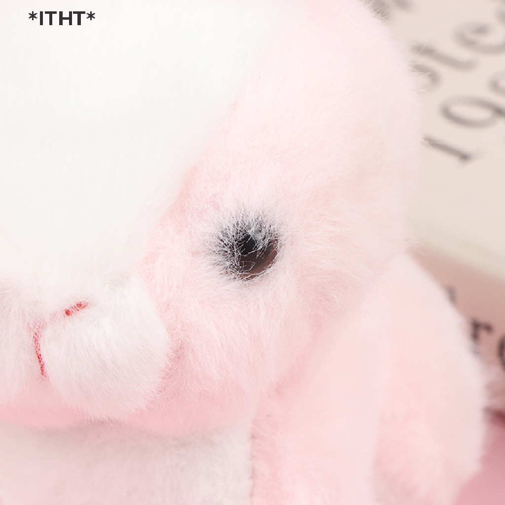 1 Thỏ Nhồi Bông Mềm Mại Kích Thước 14CM Trang Trí Bó Hoa / Búp Bê