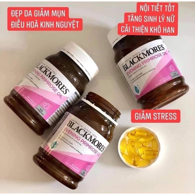 Tinh dầu hoa anh thảo Blackmore evening primrose oil lọ 190 viên